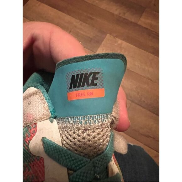 Nike Free Rn multi-Colored Toddler Tennis Shoes Size 8C - Picture 11 of 12